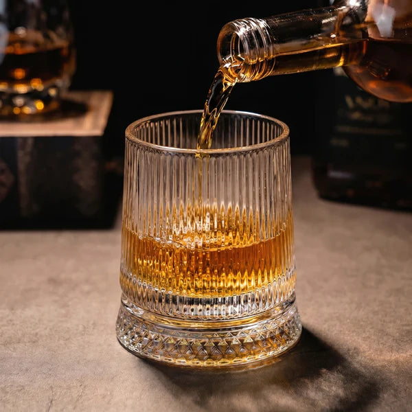 ORBYS® - Verre à Whisky Rotatif | 5 Designs au Choix